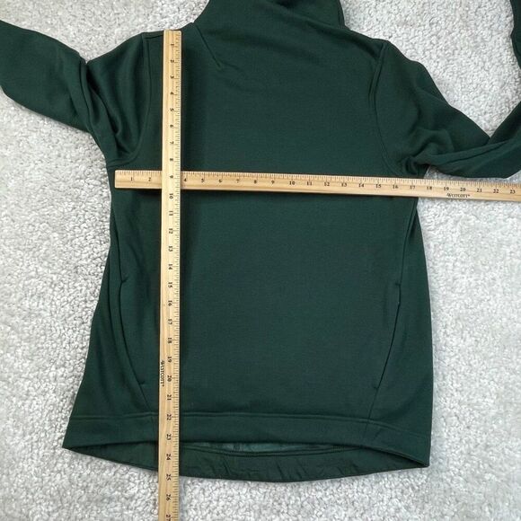 Athleta Cozy Karma Twist Neck Sweatshirt Seaweed Green Womens XS - Picture 9 of 10